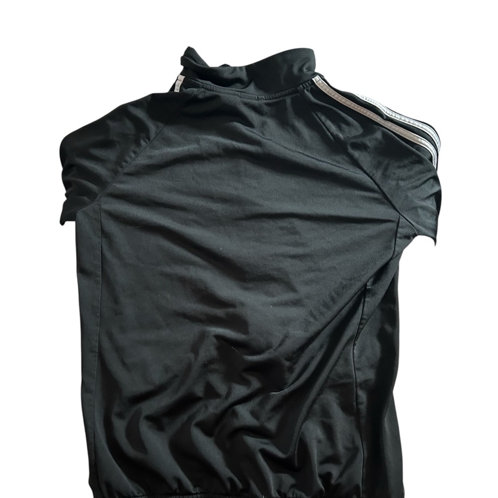 Adidas Black Jacket with White Accents - Picture 3 of 4